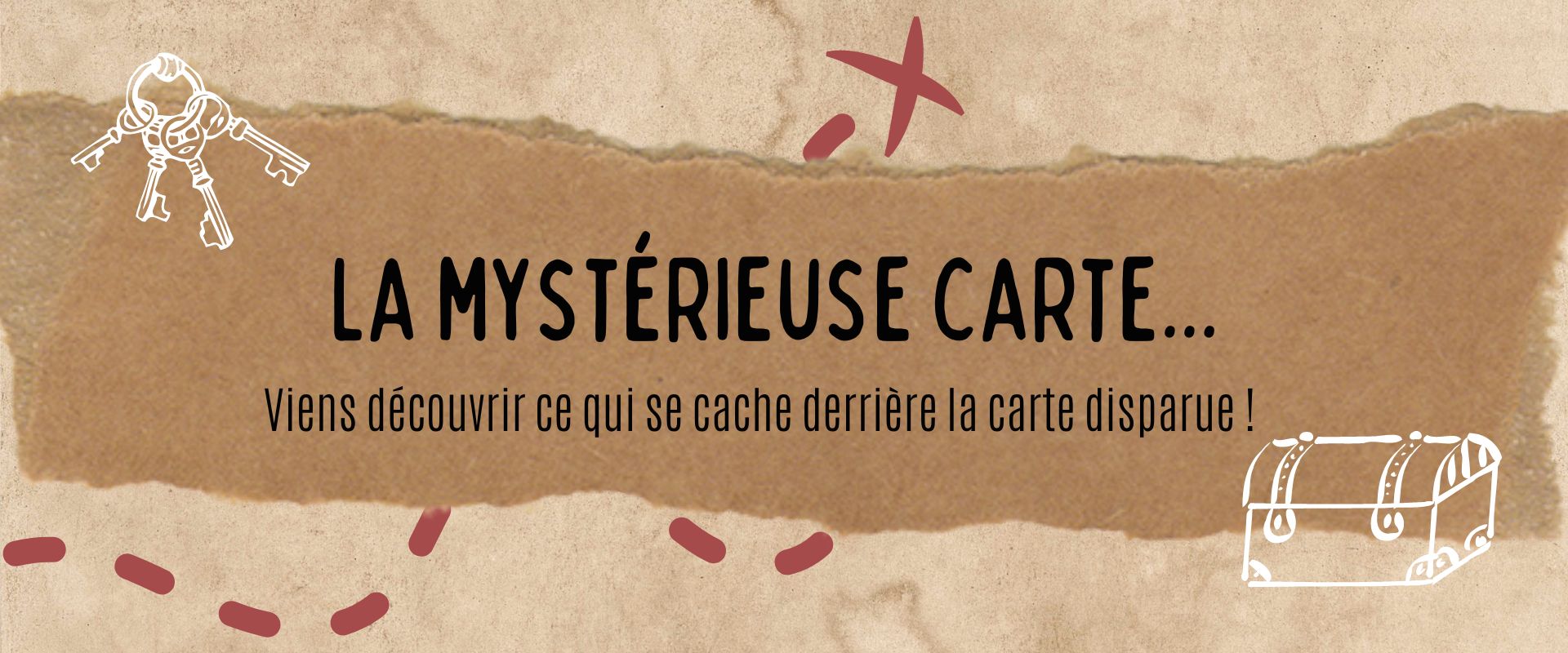 affiche "La mystérieuse carte"